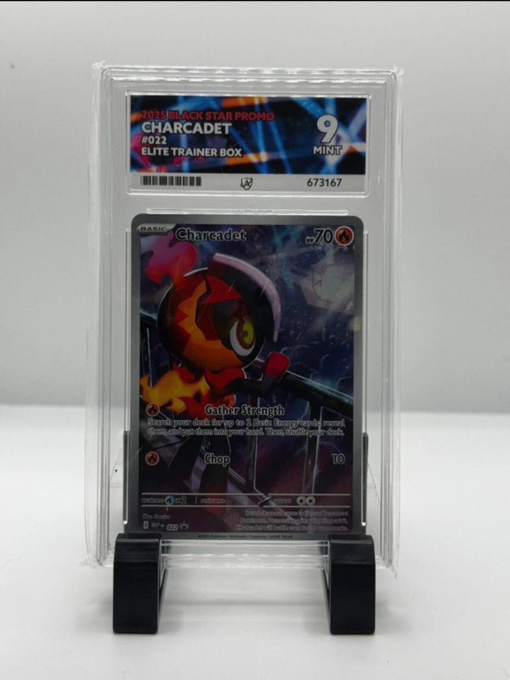 2025 Black Star Promo Charcadet #022 Ace 9 Mint Pokémon Card