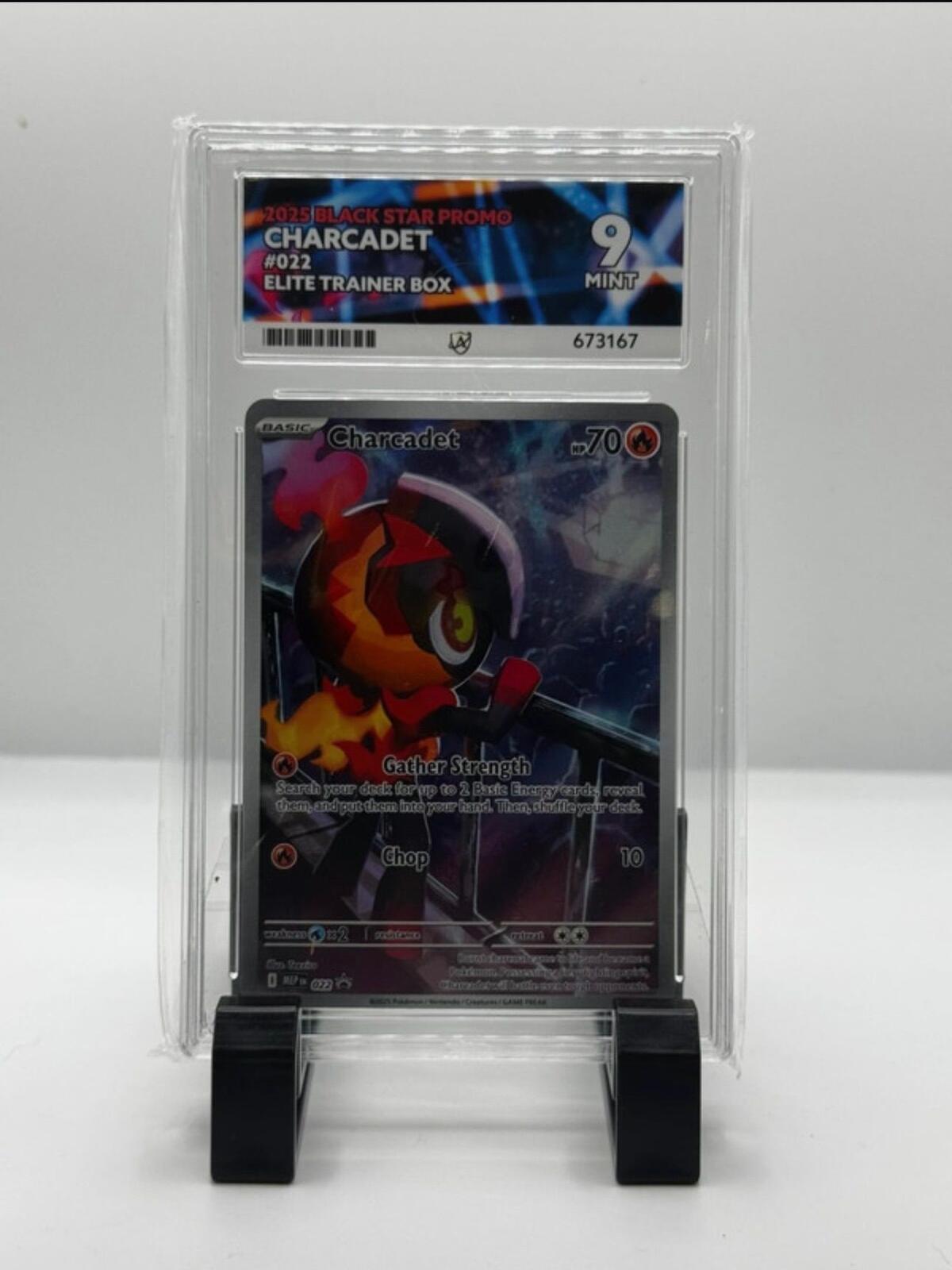 2025 Black Star Promo Charcadet #022 Ace 9 Mint Pokémon Card