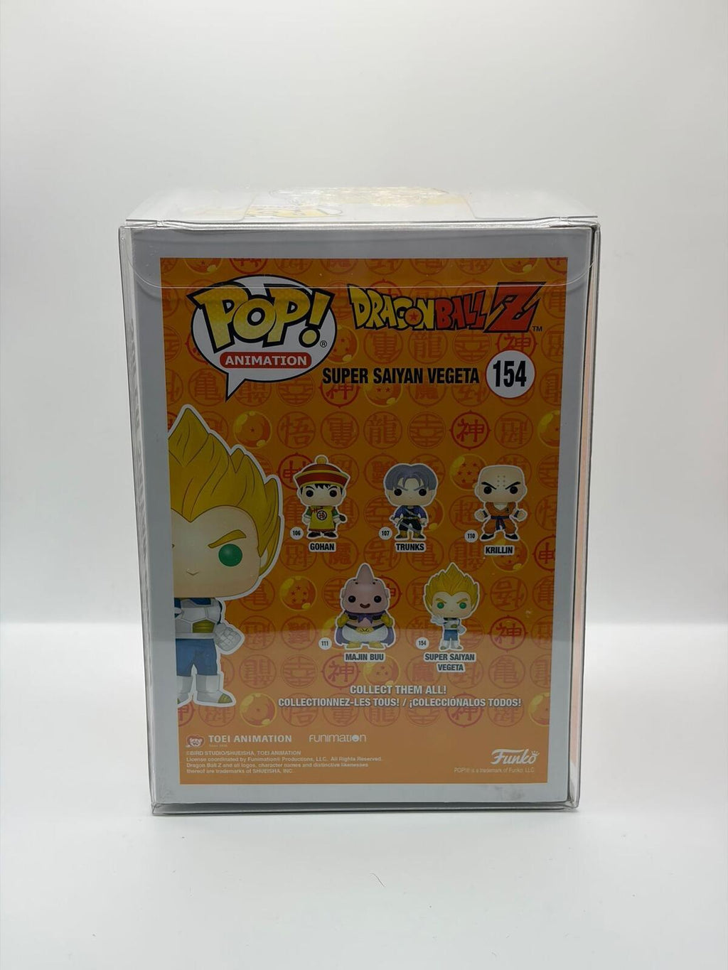 Funko Pop Animation Dragon Ball Z Super Saiyan Vegeta #154 Limited Edition