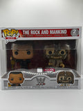 Funko Pop WWE The Rock and Mankind 2 Pack Special Edition Vinyl Figures
