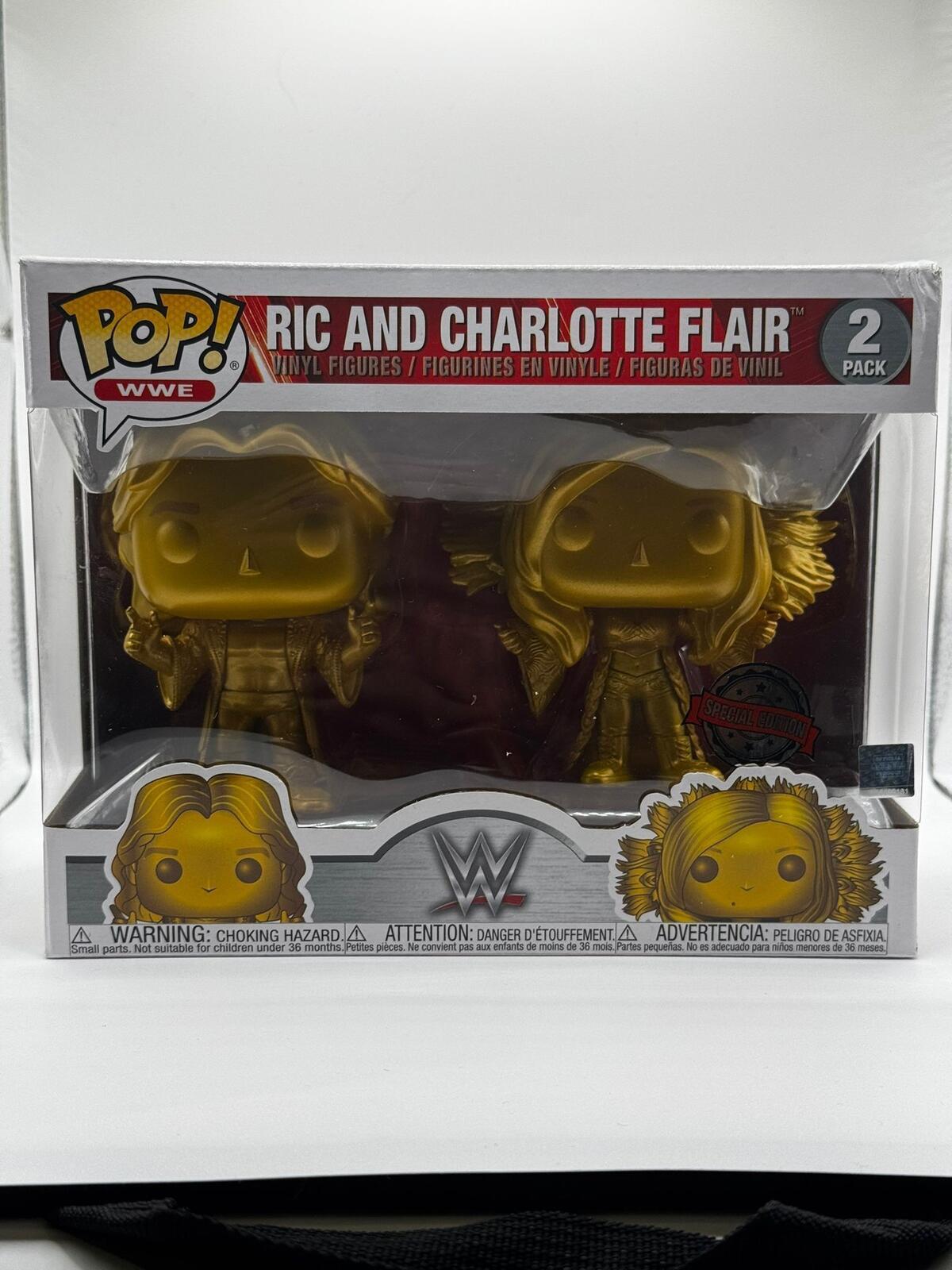 Funko Pop WWE Ric and Charlotte Flair 2-Pack Special Edition
