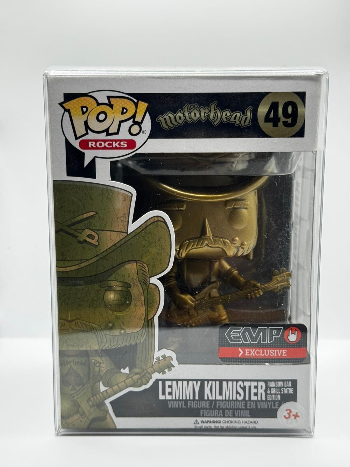 Funko Pop! Rocks Motörhead Lemmy Kilmister Vinyl Figure #49 EMP Exclusive