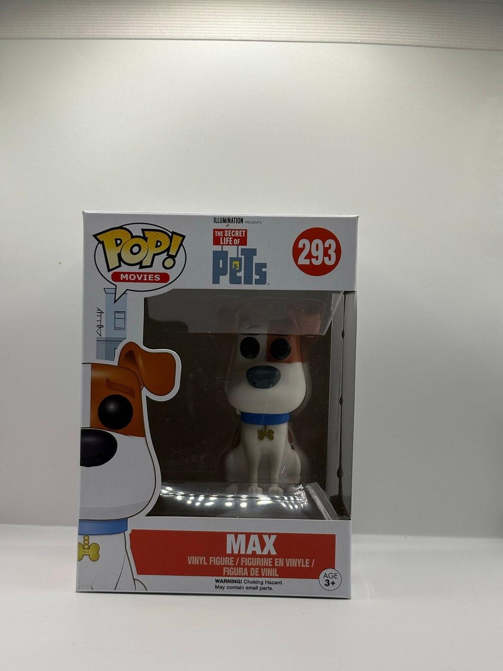 Funko Pop Movies #293 Max Vinyl Figure The Secret Life of Pets