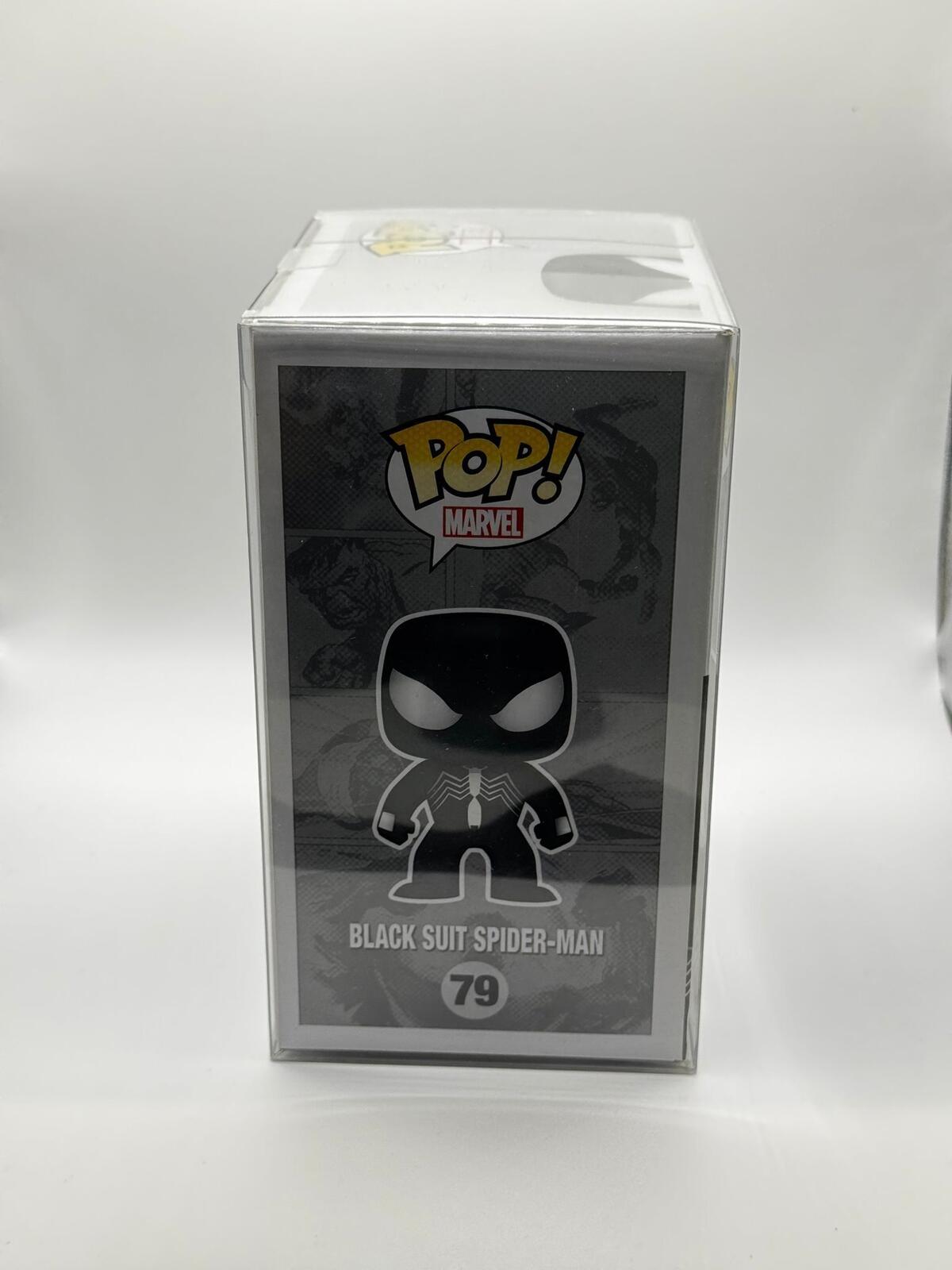 Funko Pop Marvel Black Suit Spider-Man #79 Exclusive Vinyl Figure