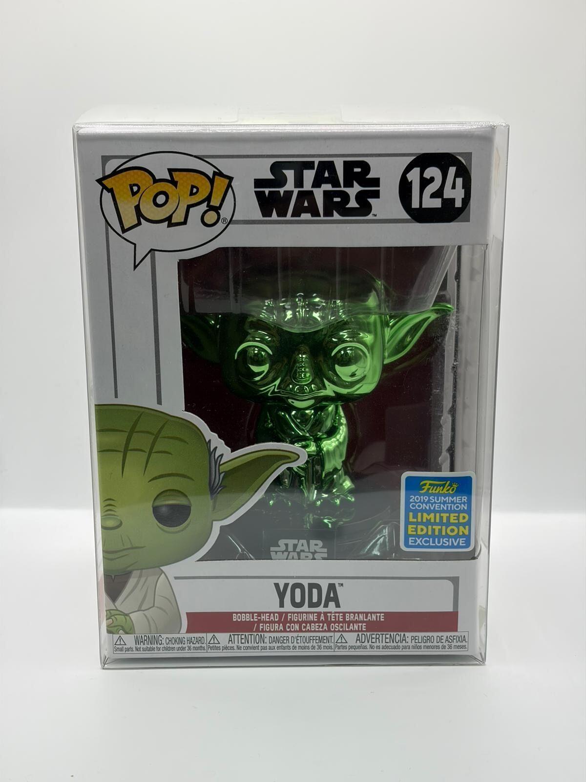 Funko Pop! Star Wars Yoda Chrome #124