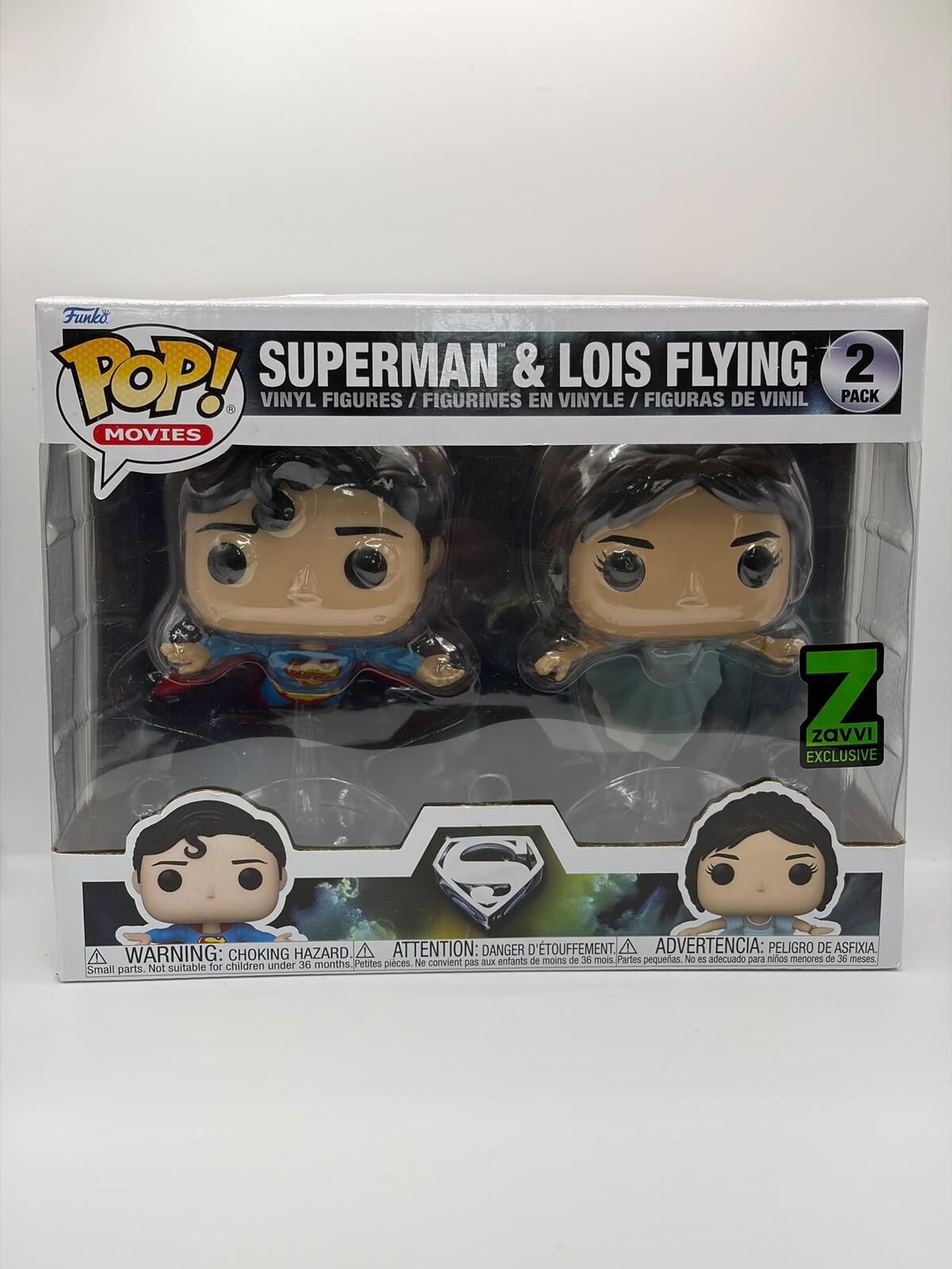 Funko Pop! Movies Superman & Lois Flying 2-Pack – Zavvi Exclusive
