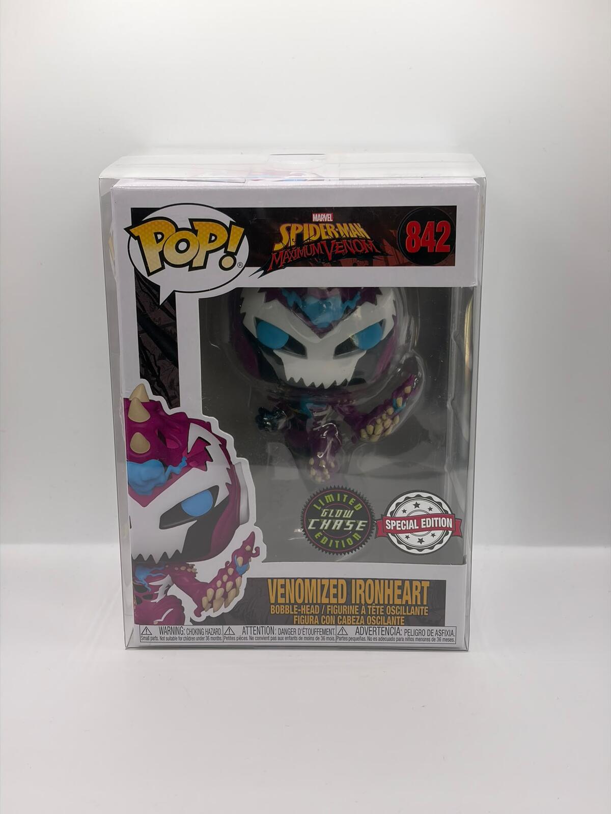 Funko Pop! Marvel Venomized Ironheart #842 Glow in the Dark