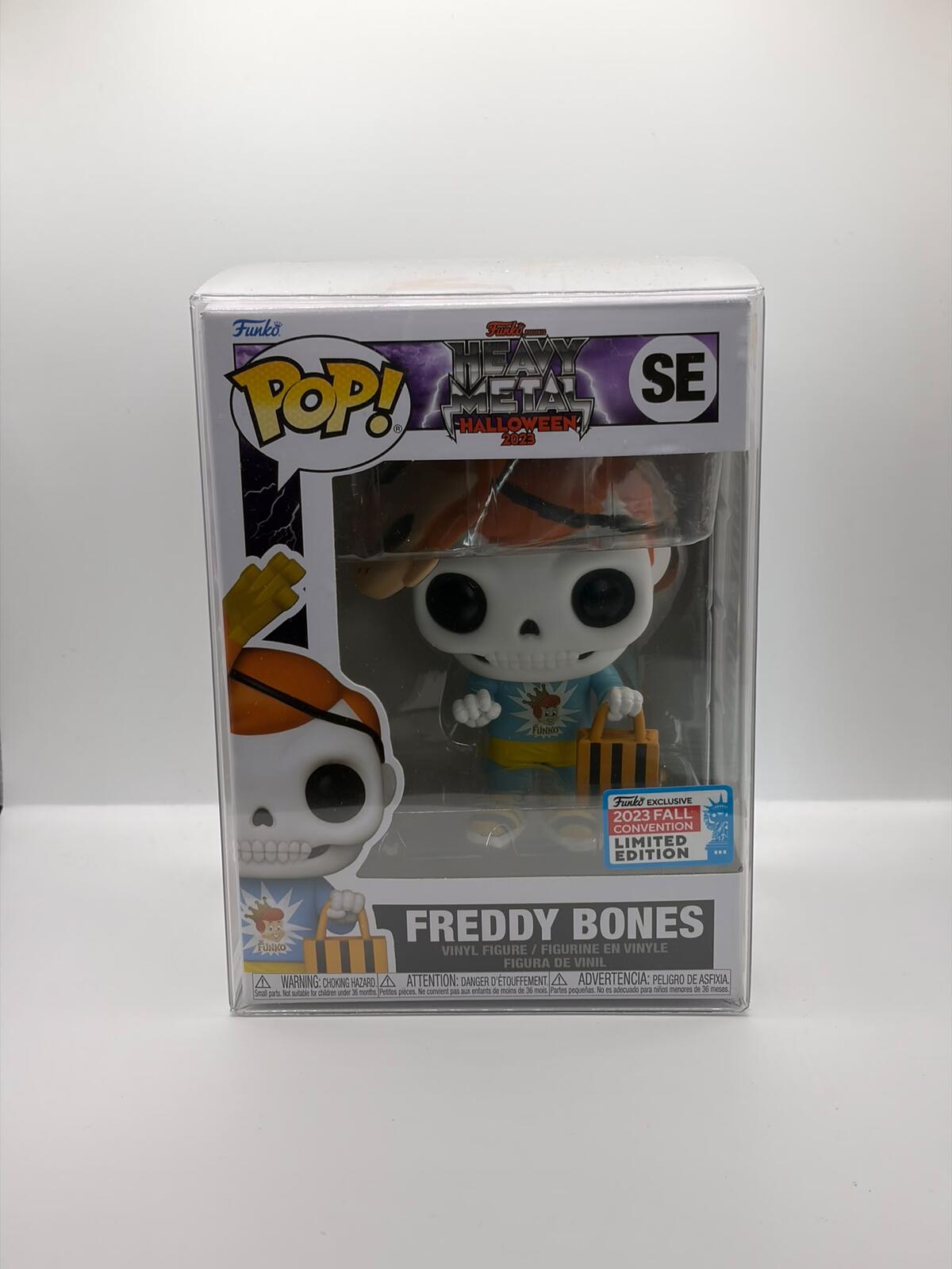 Funko Pop Freddy Bones Heavy Metal Halloween 2023 Limited Edition