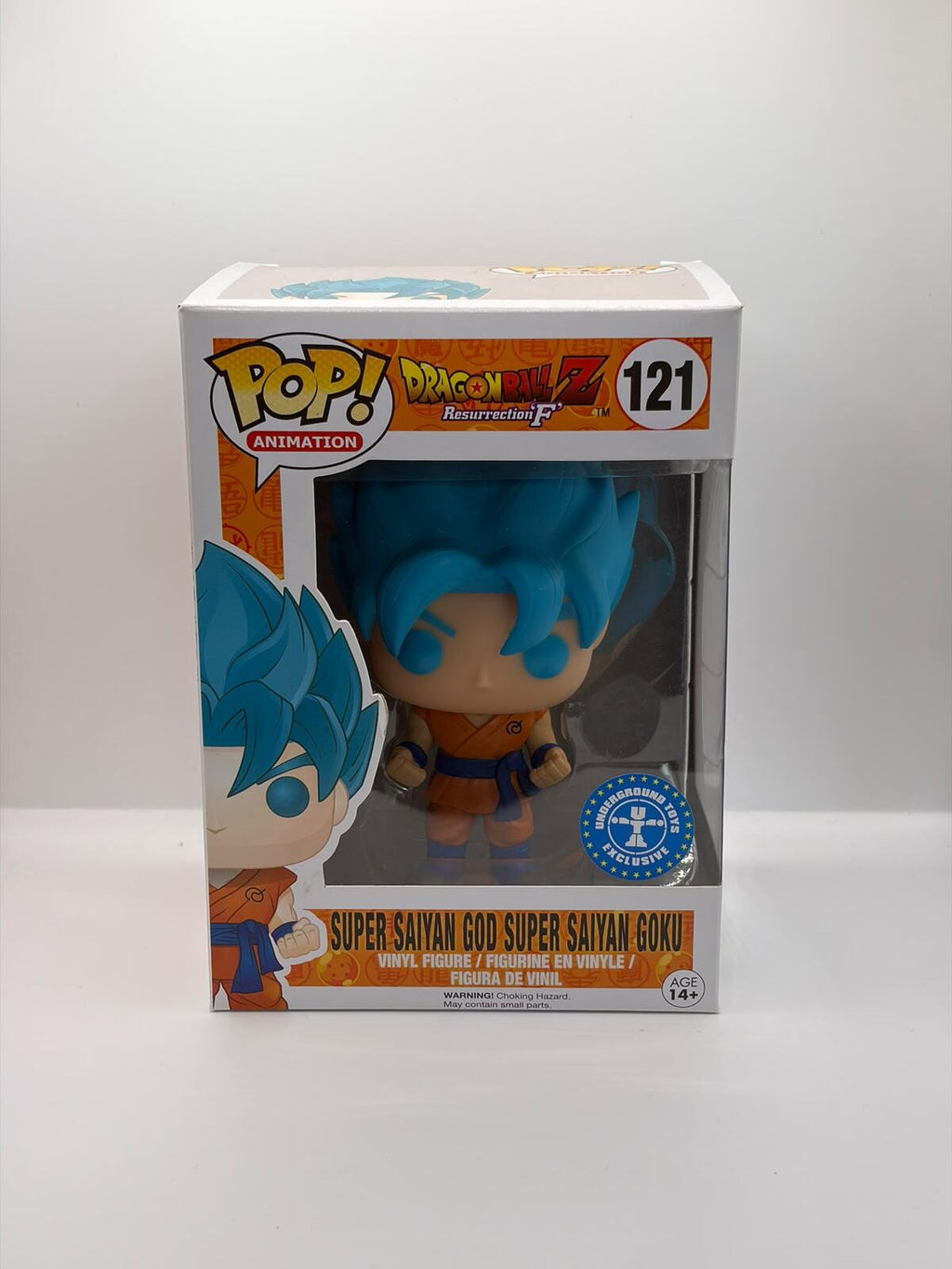 Funko Pop! Dragon Ball Z Super Saiyan God Super Saiyan Goku #121 – Underground Toys Exclusive