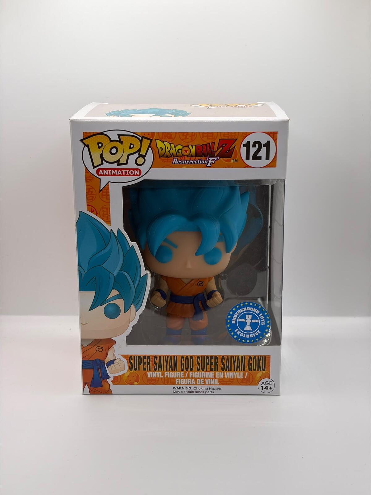 Funko Pop! Dragon Ball Z Super Saiyan God Super Saiyan Goku #121 – Underground Toys Exclusive
