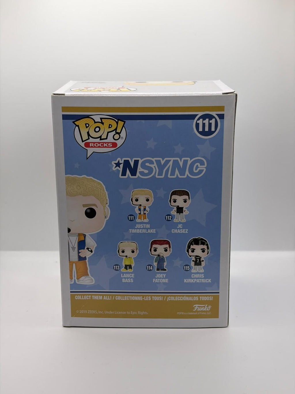 Funko Pop! Rocks *NSYNC Justin Timberlake #111