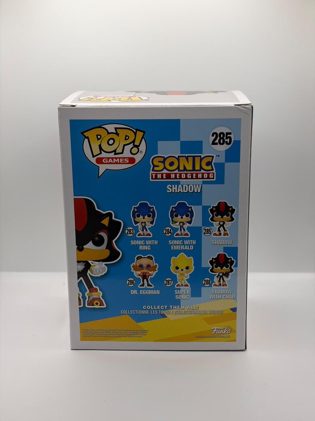 Funko Pop! Sonic the Hedgehog Shadow #285