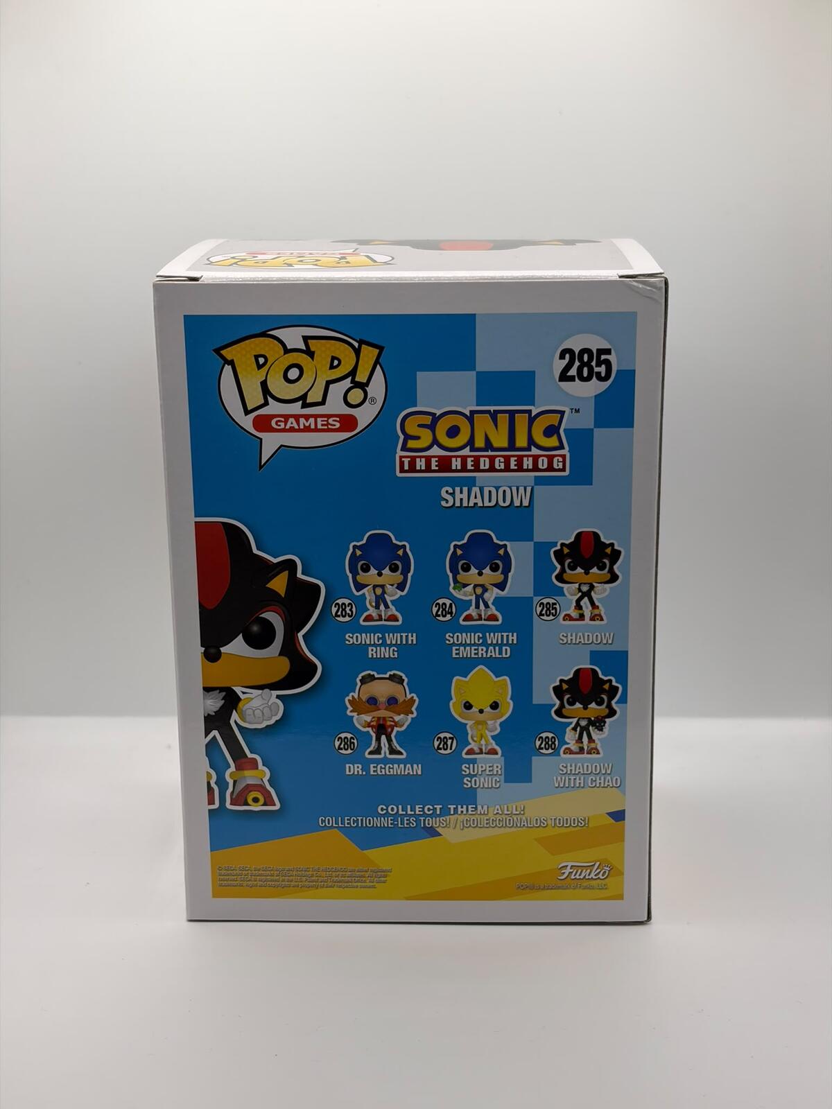Funko Pop! Sonic the Hedgehog Shadow #285