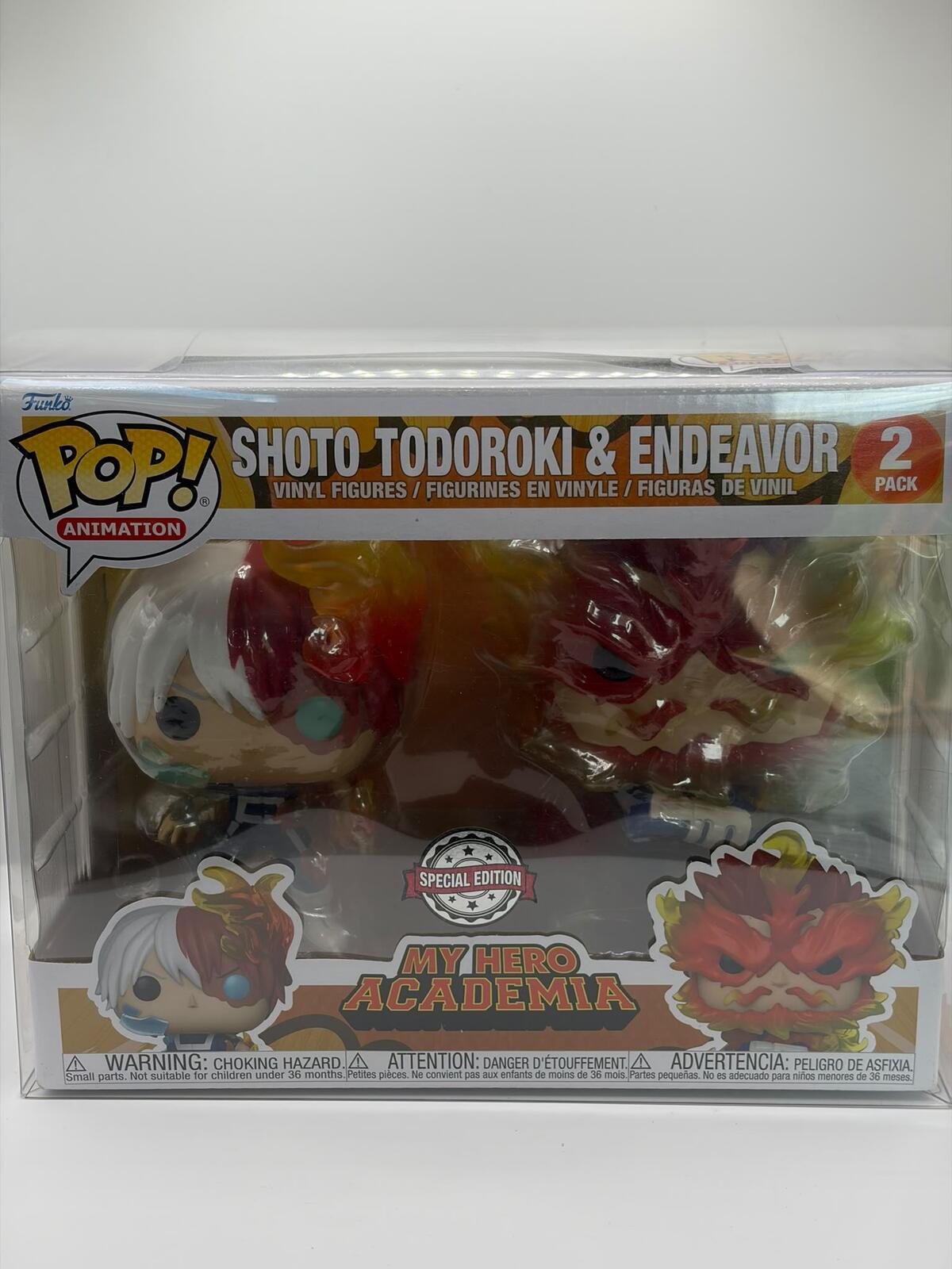 Funko Pop! Animation 2-Pack featuring Shoto Todoroki & Endeavor