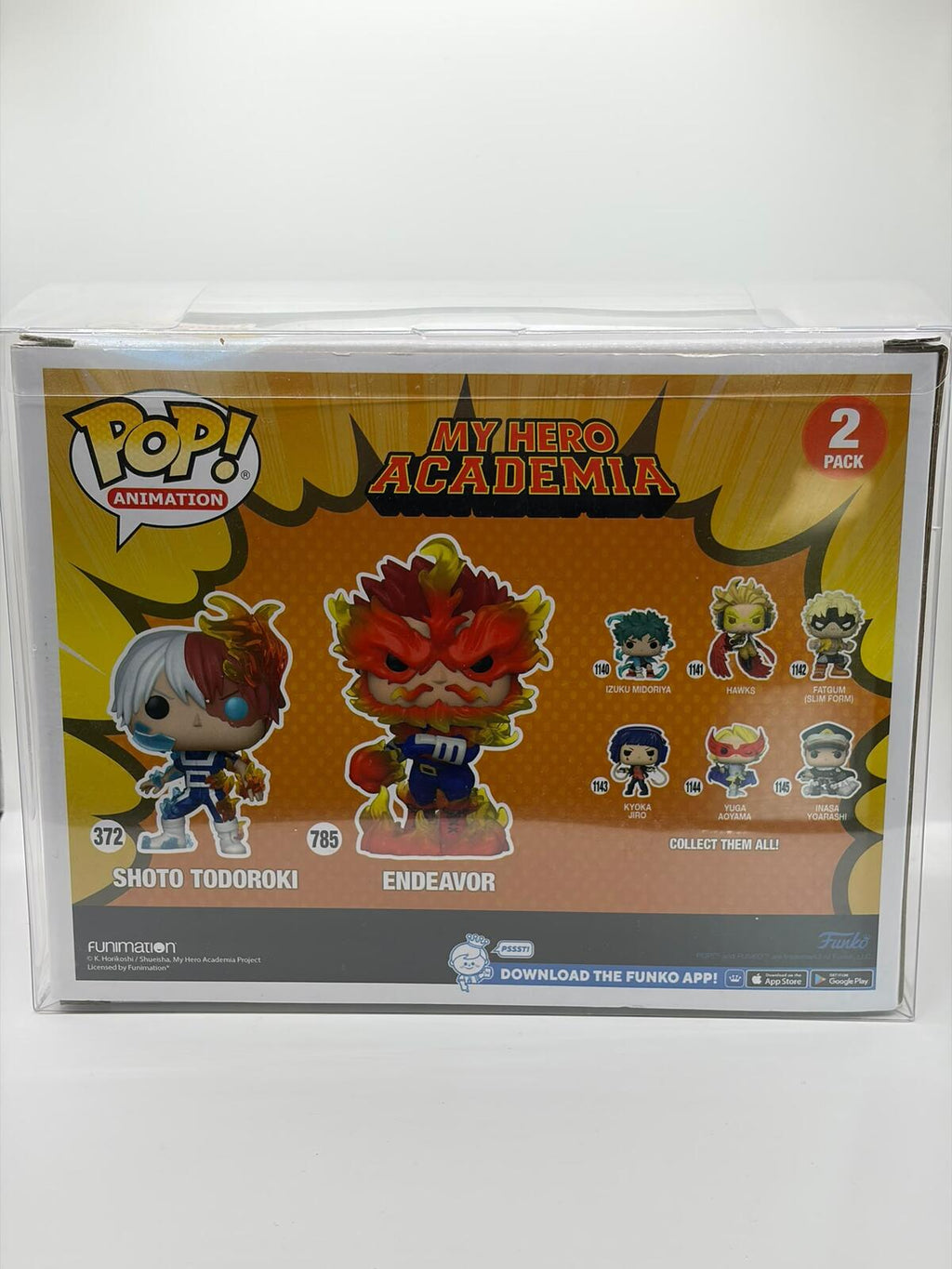 Funko Pop! Animation 2-Pack featuring Shoto Todoroki & Endeavor