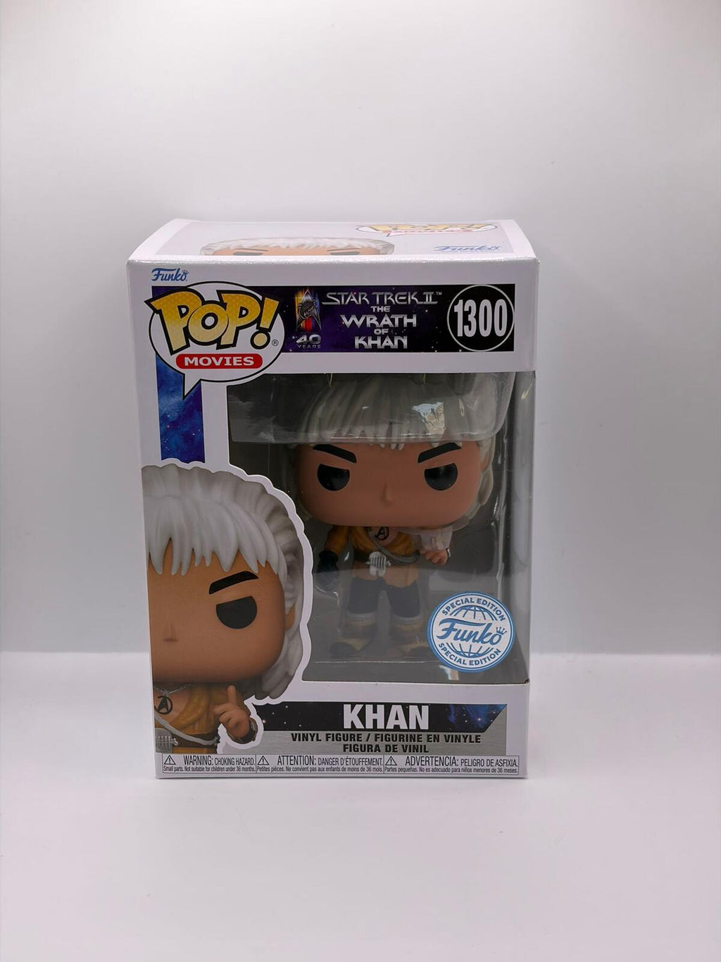Funko Pop! Movies Khan Star Trek II The Wrath of Khan #1300