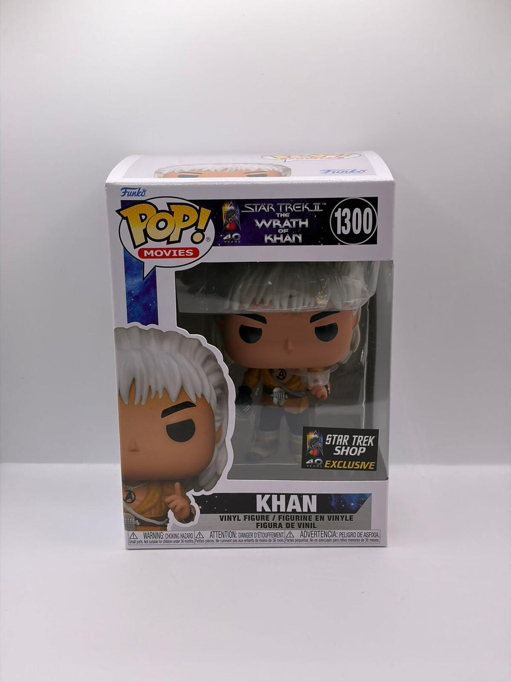 Funko Pop! Movies Star Trek II Khan Exclusive Vinyl Figure 1300