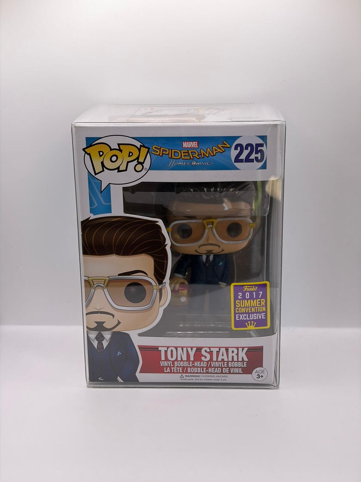 Funko Pop Marvel Spider-Man Homecoming Tony Stark #225 Exclusive