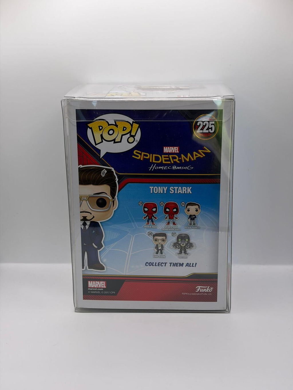 Funko Pop Marvel Spider-Man Homecoming Tony Stark #225 Exclusive