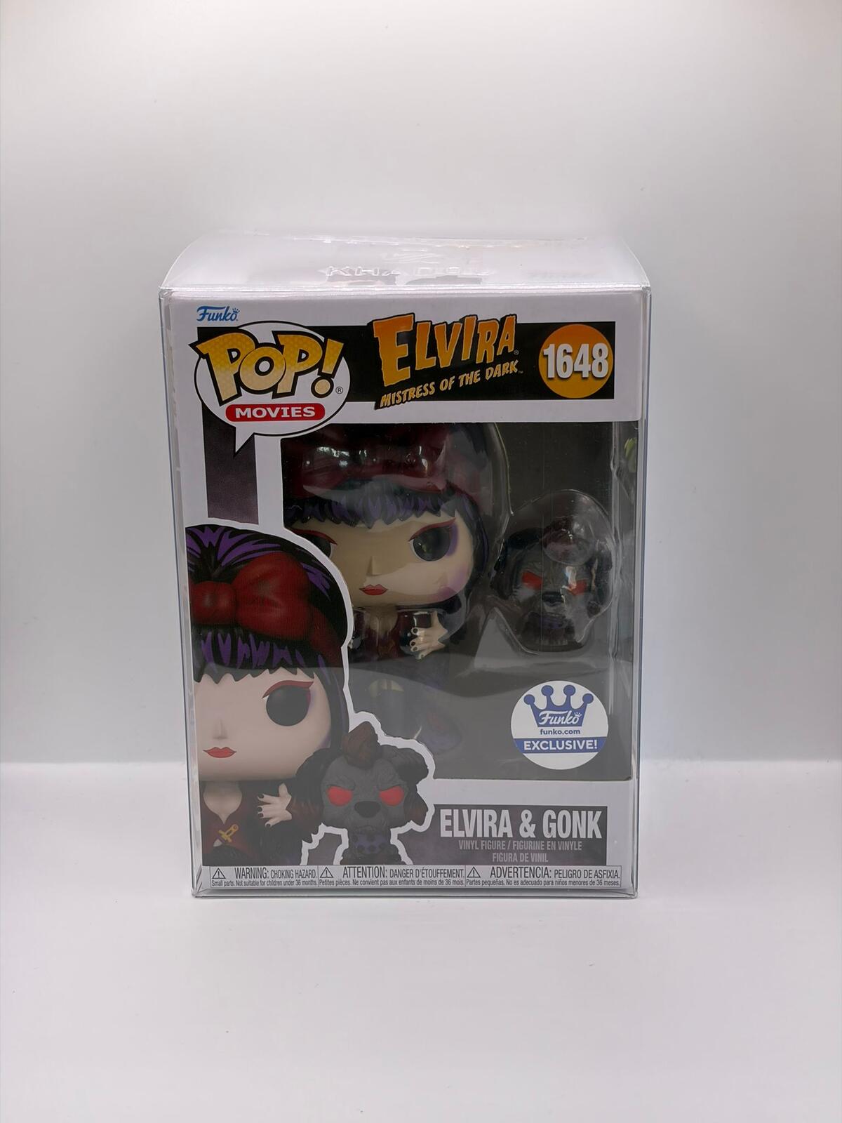 Funko Pop! Movies Elvira & Gonk #1648 Exclusive Vinyl Figure