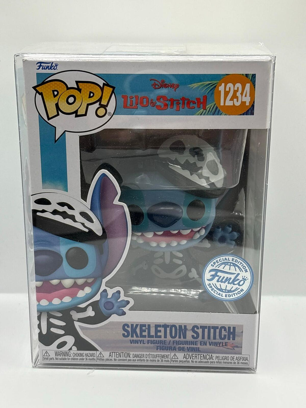 Funko Pop! Lilo & Stitch Skeleton Stitch Vinyl Figure #1234 Special Edition