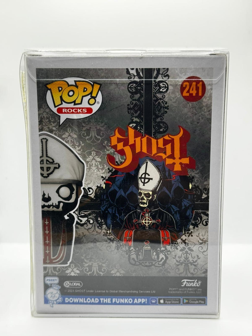 Funko Pop! Rocks Ghost Papa Emeritus I Vinyl Figure 241 Hot Topic Exclusive