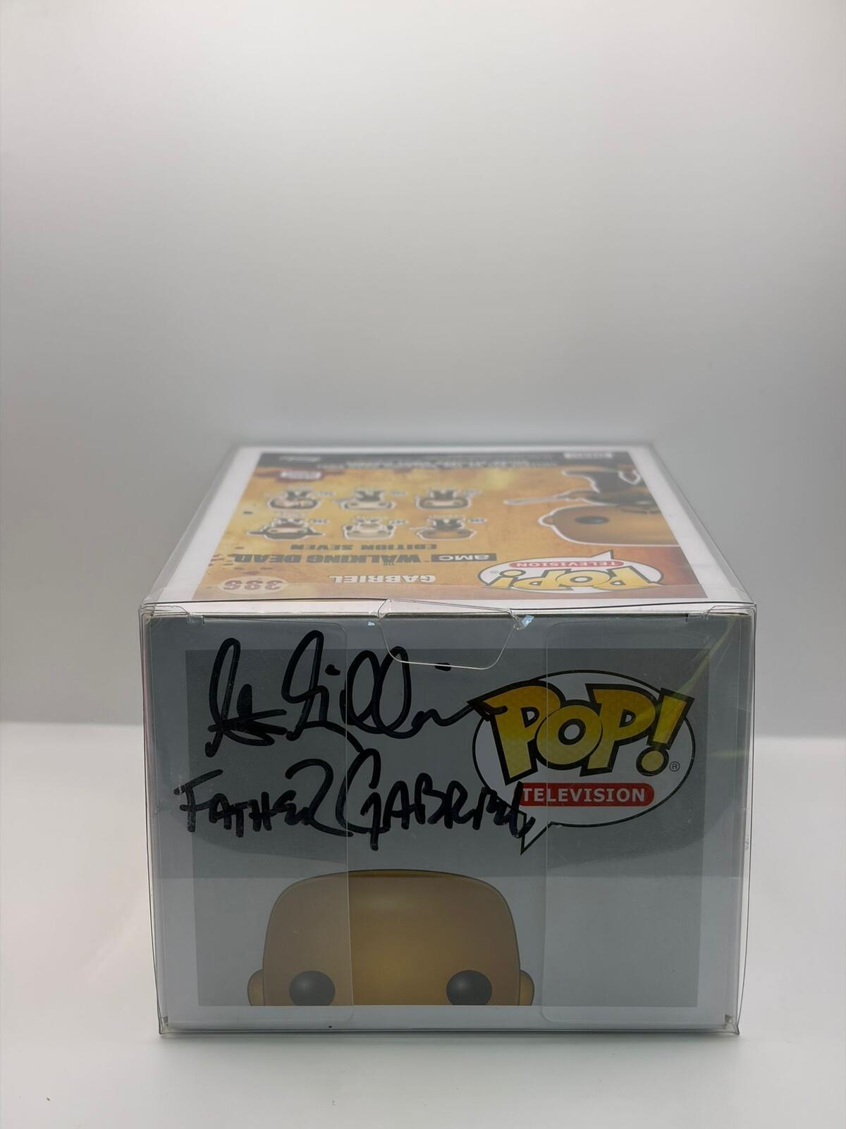 Funko Pop Television The Walking Dead Gabriel #386 Autographed Vinyl Figure