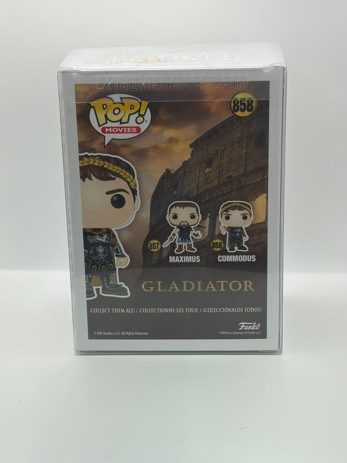 Funko Pop! Gladiator Commodus Vinyl Figure #858 with Protector