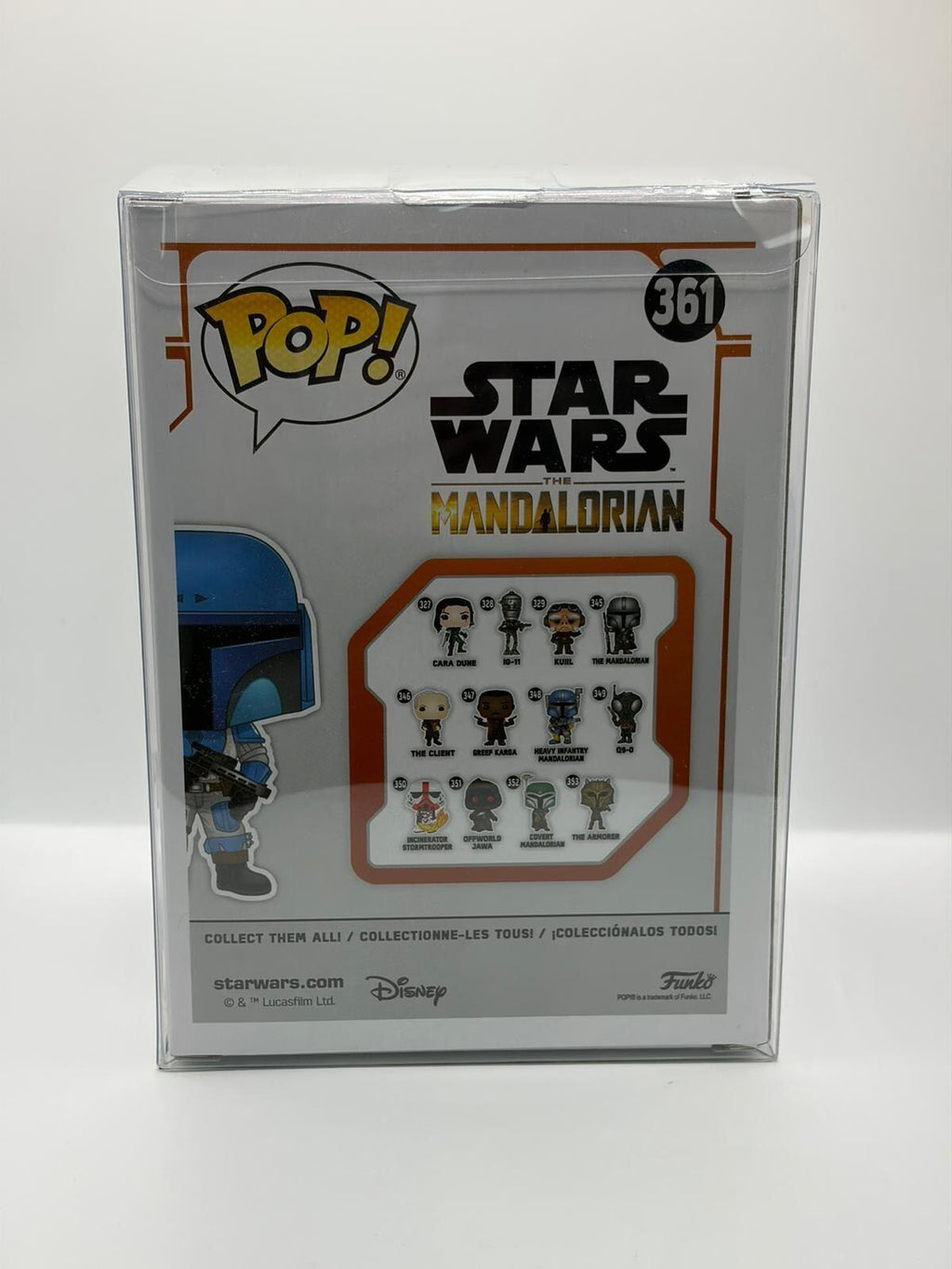 Funko Pop! Star Wars Death Watch Mandalorian No Stripes #361 Special Edition