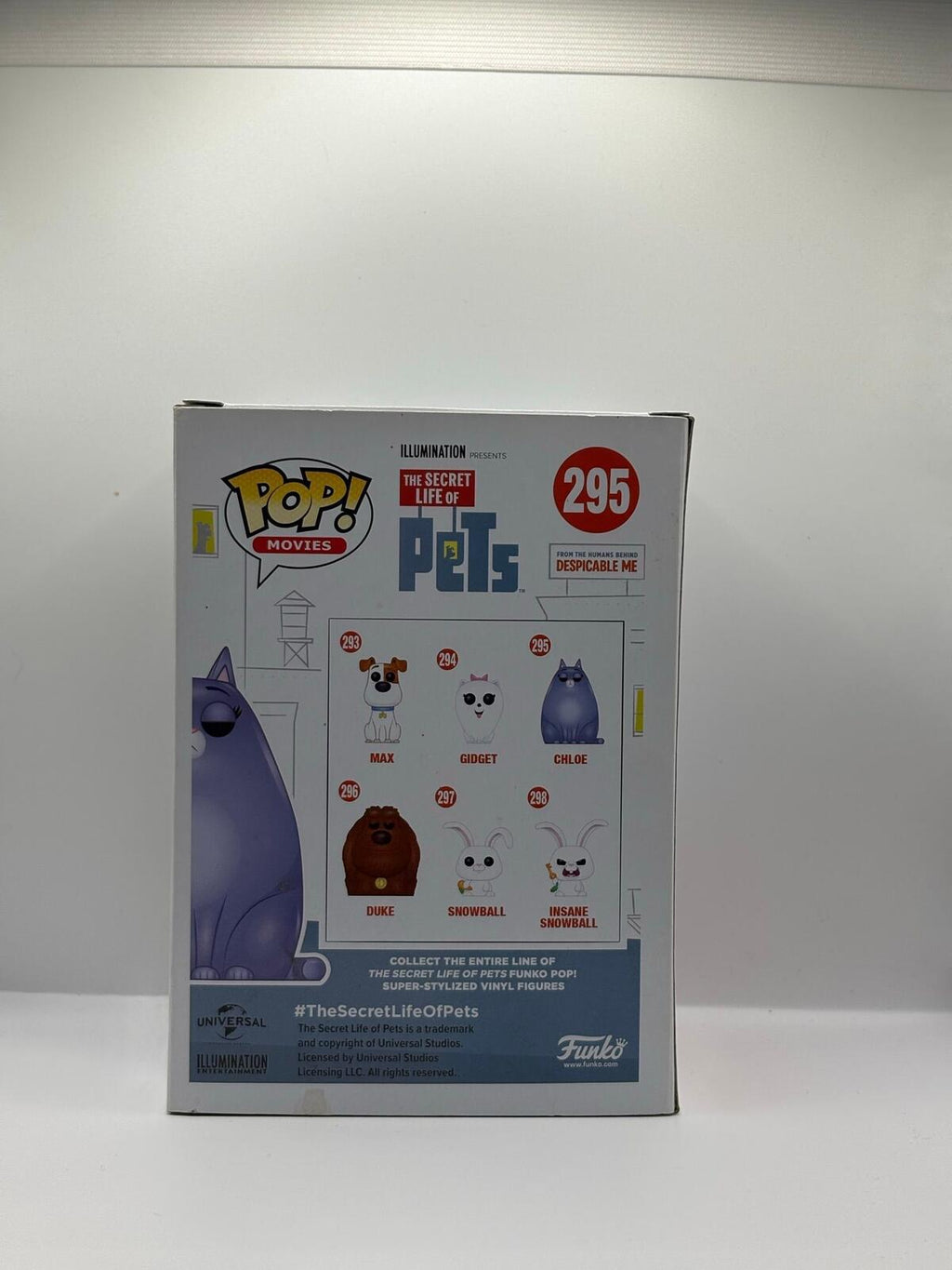 Funko Pop! Movies The Secret Life of Pets Chloe Vinyl Figure 295