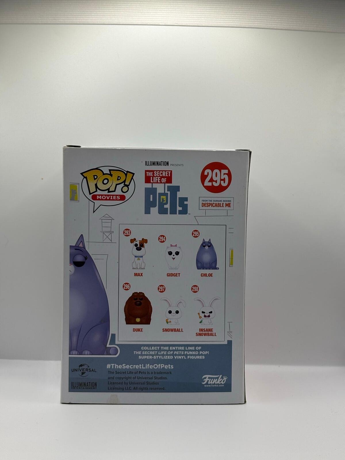 Funko Pop! Movies The Secret Life of Pets Chloe Vinyl Figure 295