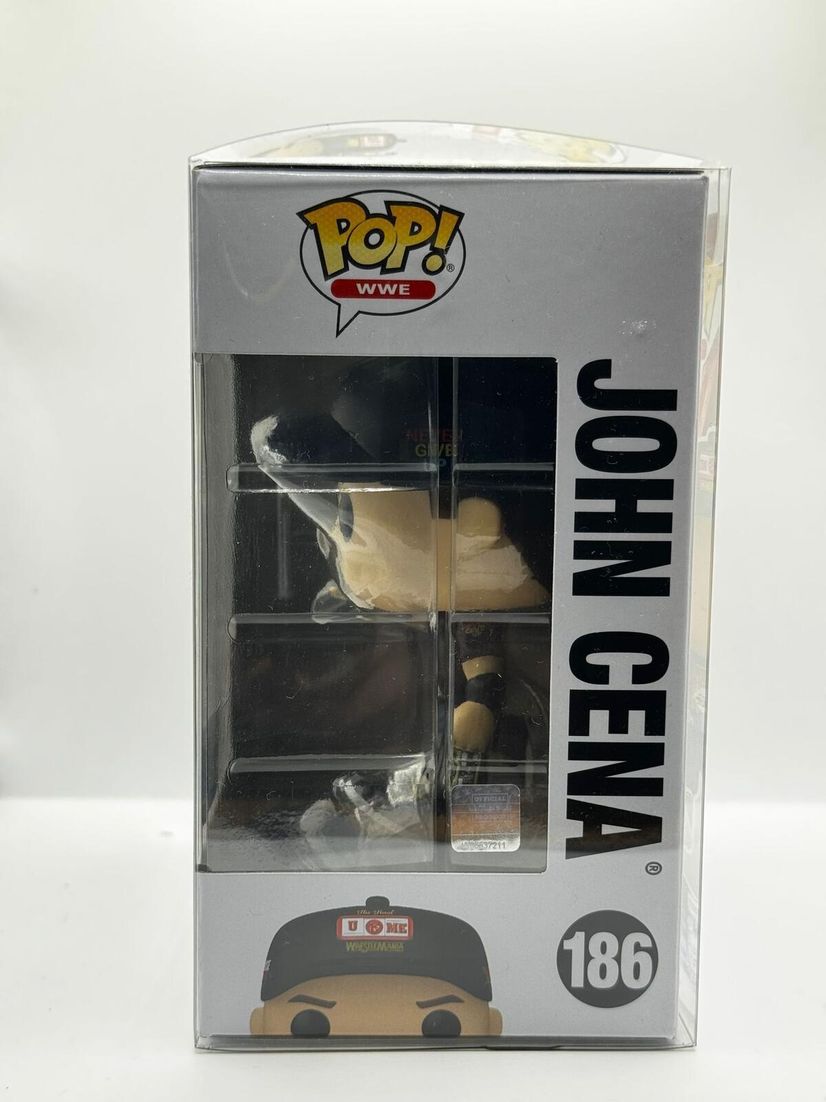 Funko Pop WWE John Cena Vinyl Figure #186 with Protector