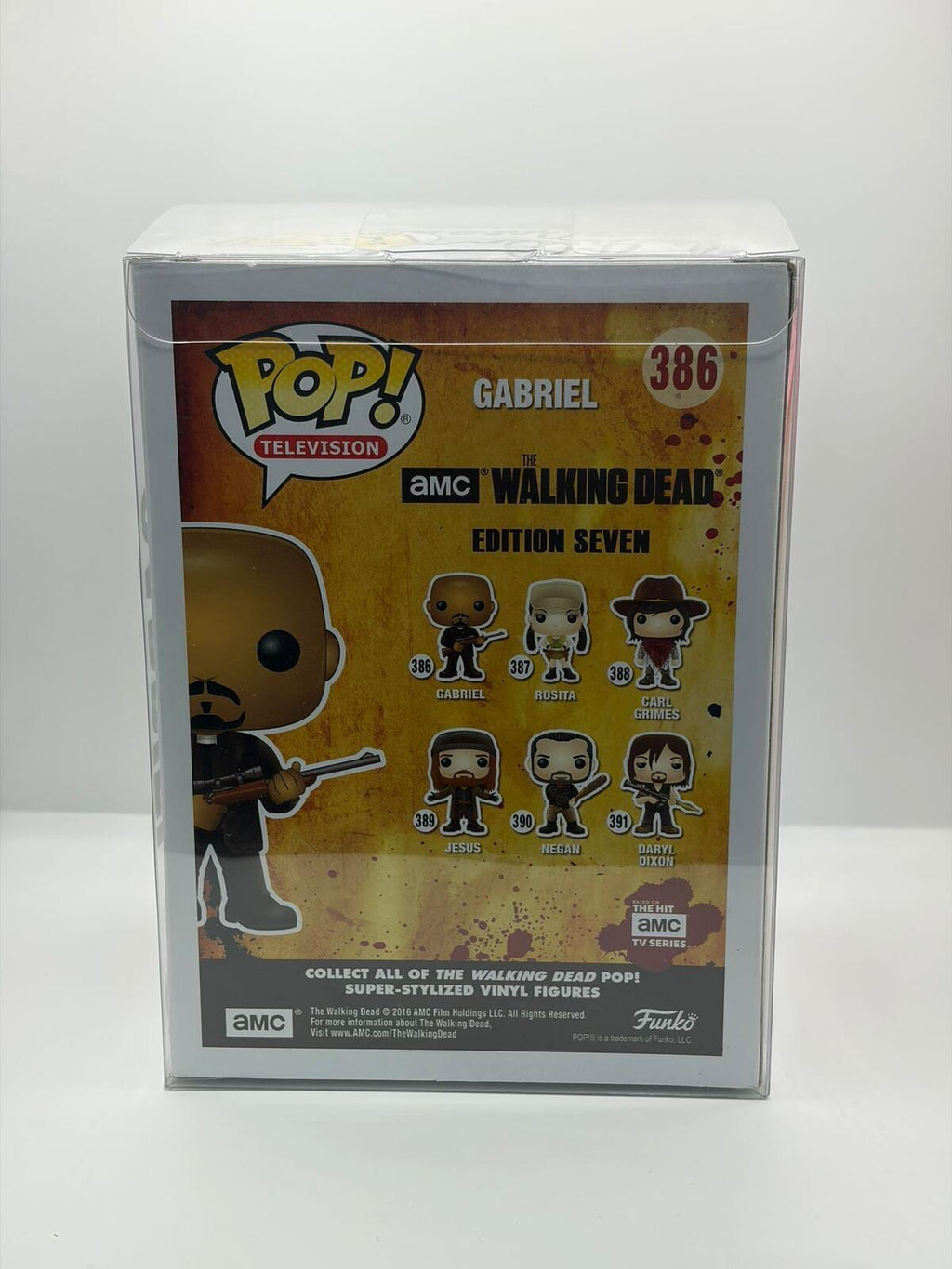Funko Pop Television The Walking Dead Gabriel #386 Autographed Vinyl Figure