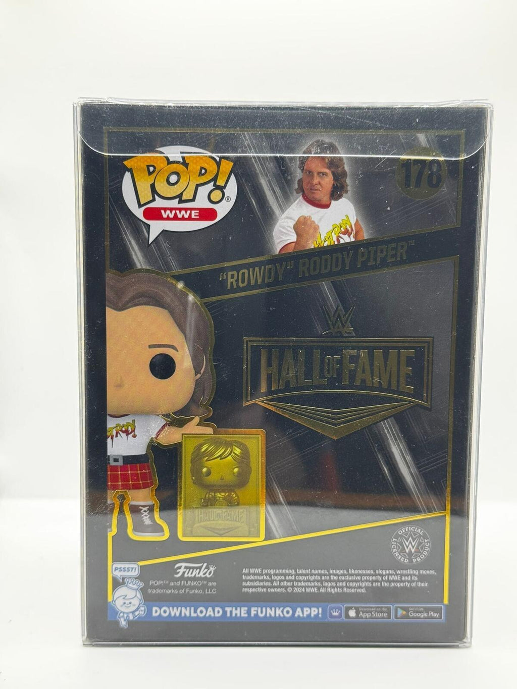 Funko Pop WWE 178 "Rowdy" Roddy Piper Special Edition Vinyl Figure