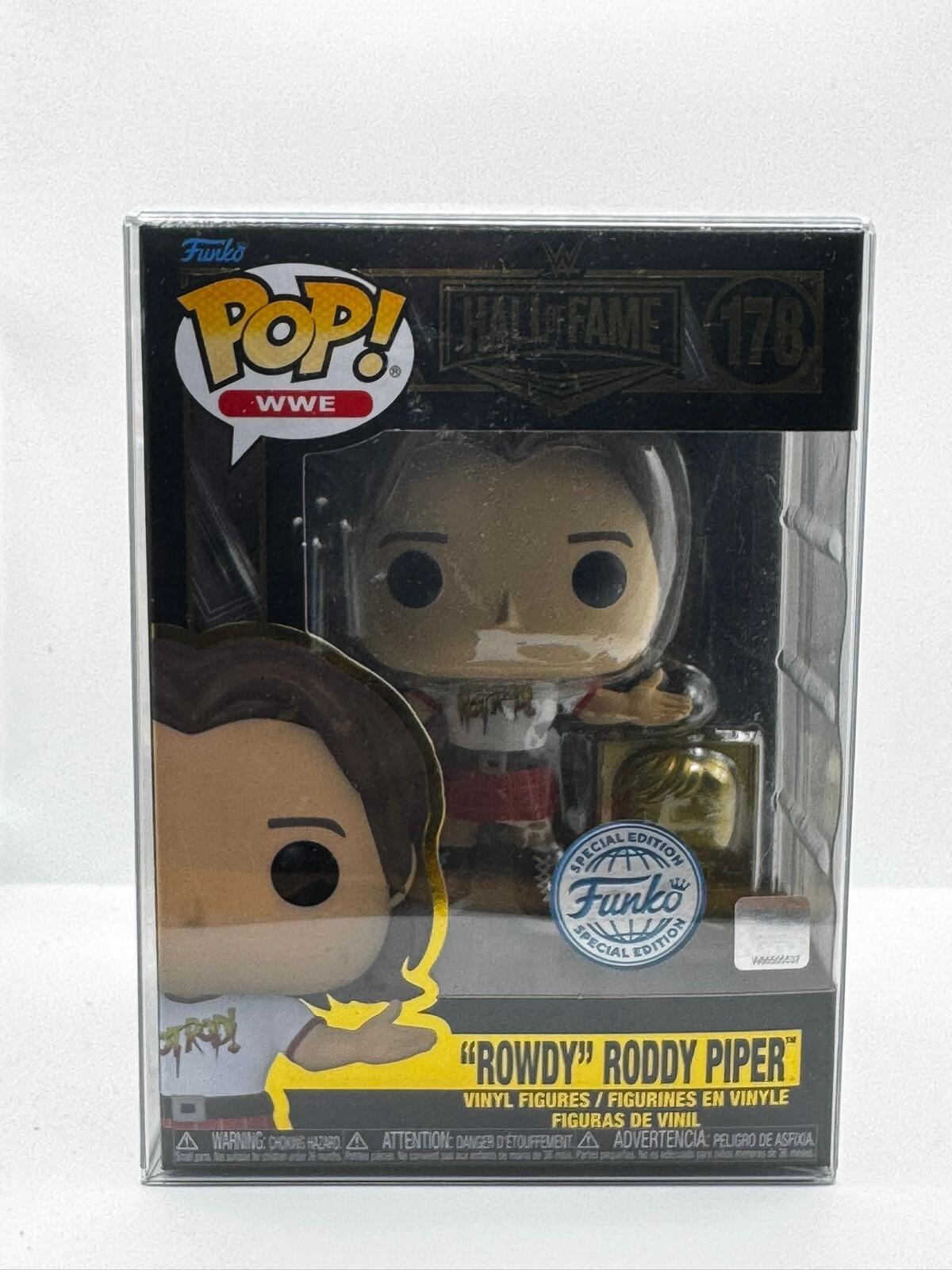Funko Pop WWE 178 "Rowdy" Roddy Piper Special Edition Vinyl Figure