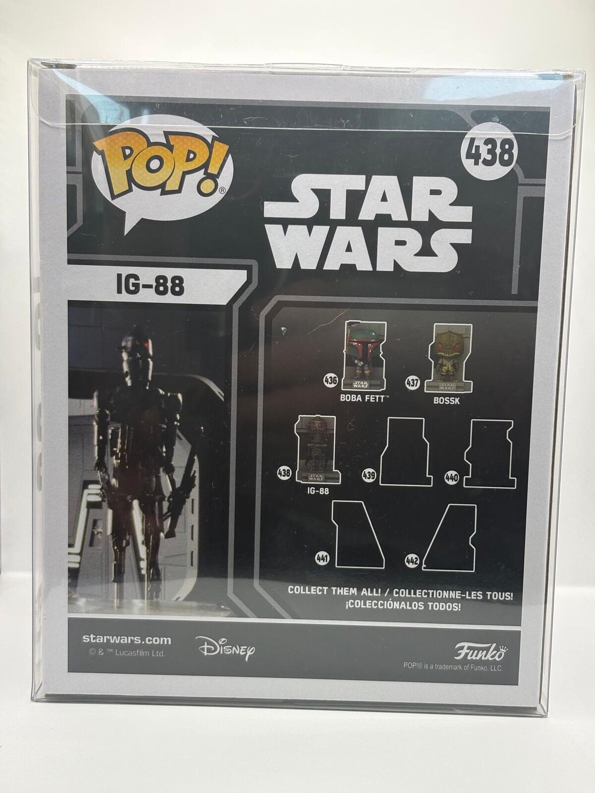 Funko Pop! Star Wars IG-88 Bounty Hunters Collection Figure #438 Special Edition