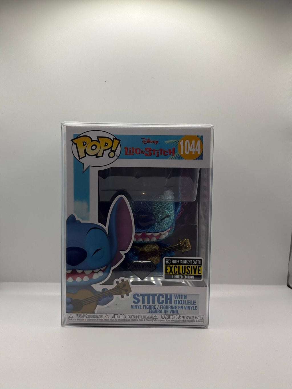 Funko Pop! Disney Lilo & Stitch Stitch with Ukulele Vinyl Figure #1044 Exclusive