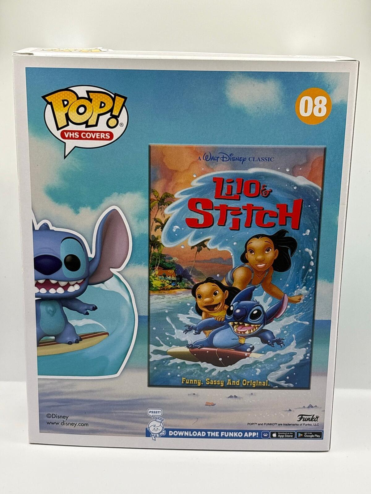 Funko Pop! VHS Covers Lilo & Stitch Stitch Vinyl Figure #08