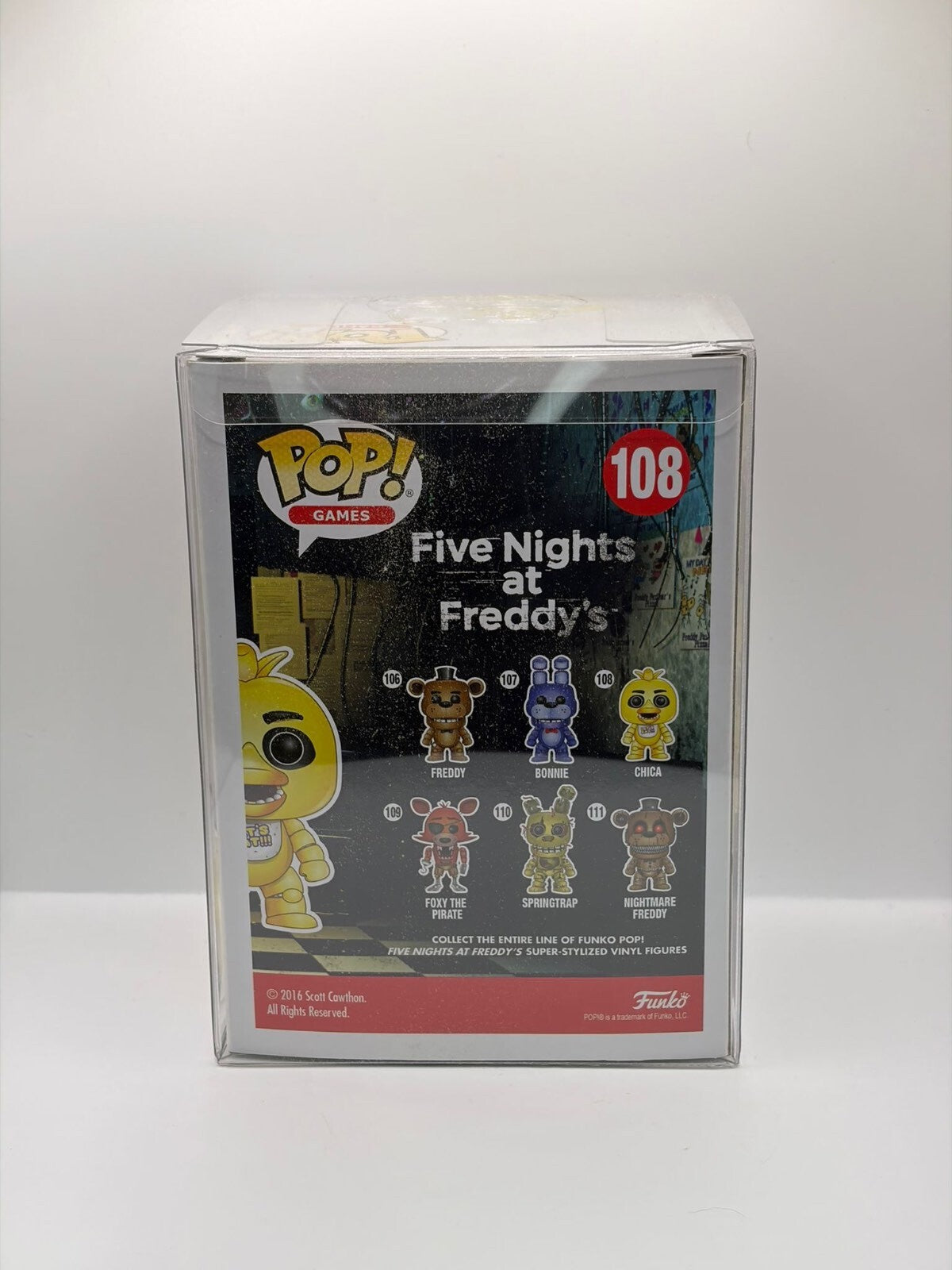 Funko Pop! Games Five Nights at Freddy's Chica Vinyl Figure #108 Collectible