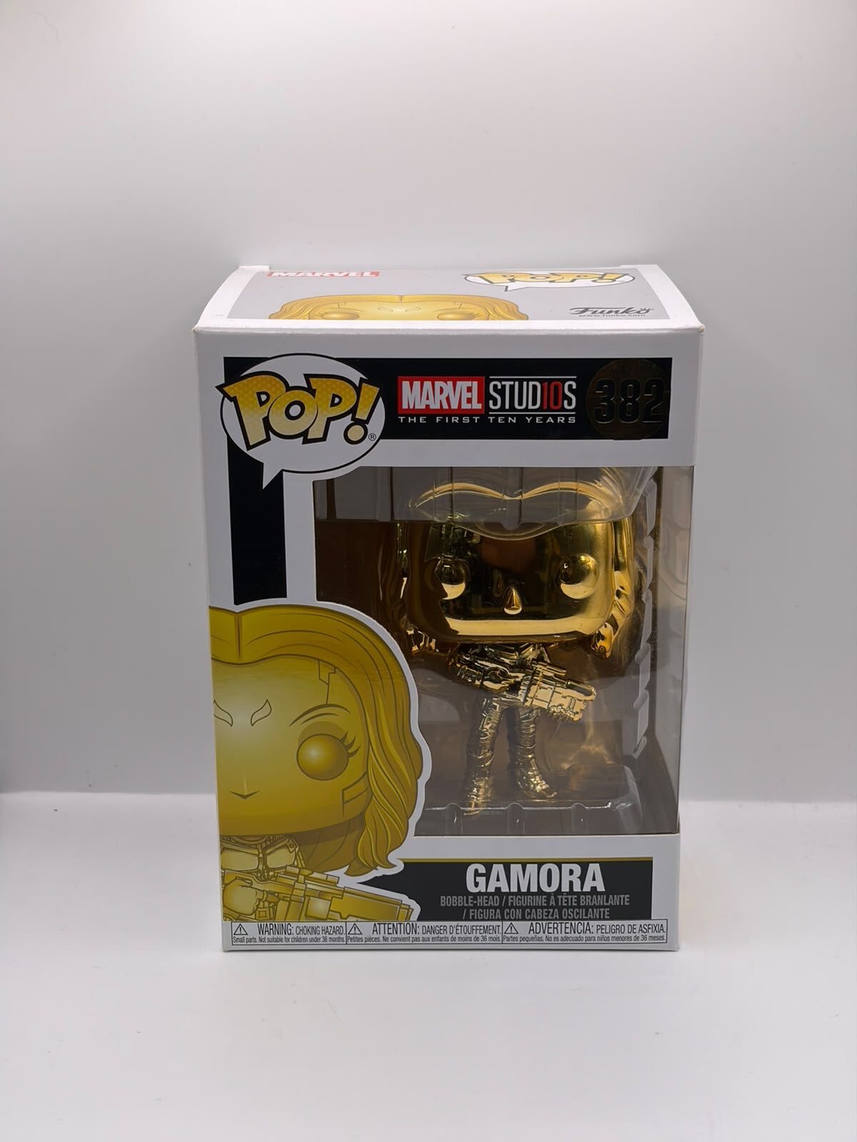 Funko Pop! Marvel Studios Gamora #382 Gold Metallic Vinyl Figure