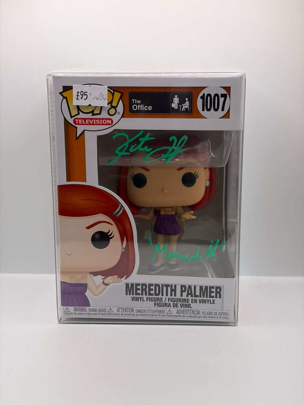 Funko Pop! Television The Office Meredith Palmer Vinyl Figure #1007 Signed