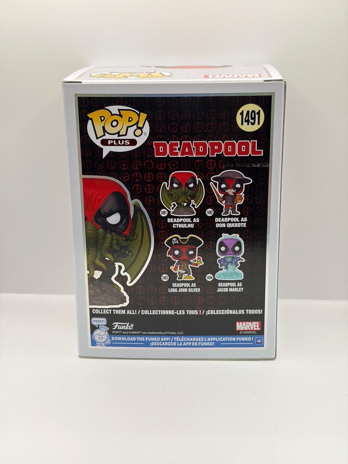 Funko Pop! Plus Marvel Deadpool as Cthulhu #1491 Vinyl Figure in Box