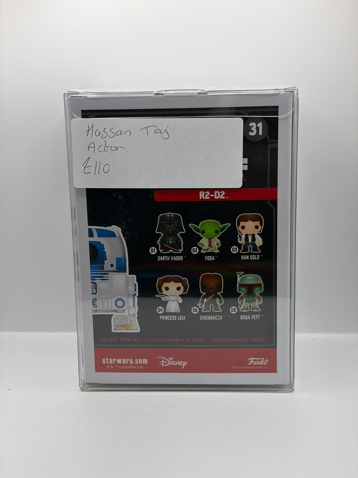Funko Pop! Star Wars R2-D2 #31 Signed