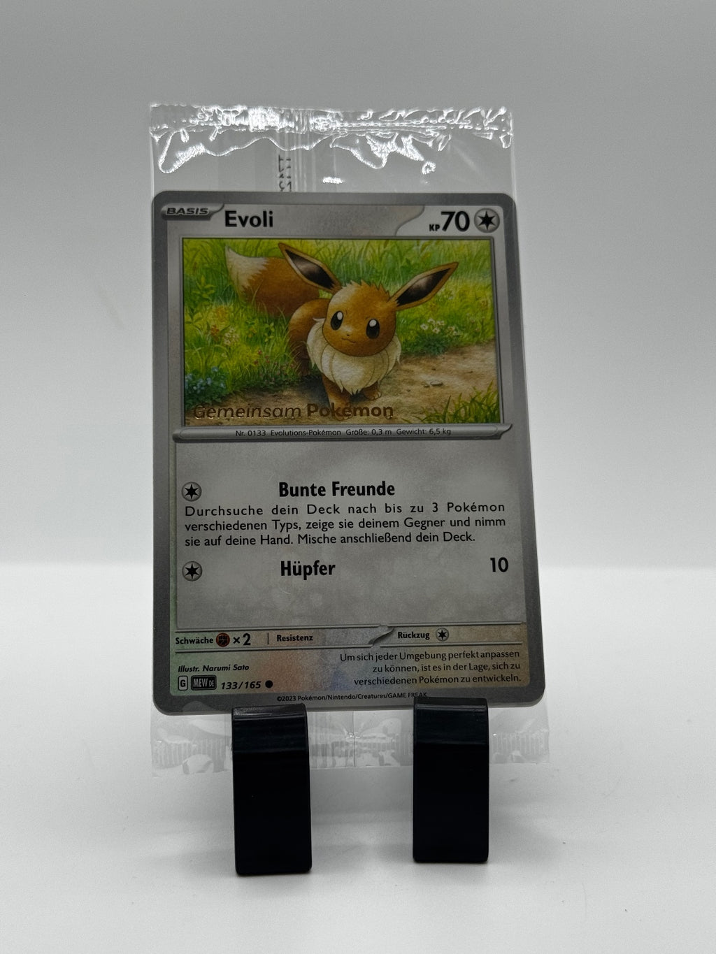 Eevee 151 Promo 133/165 Pokemon Together sealed German promo