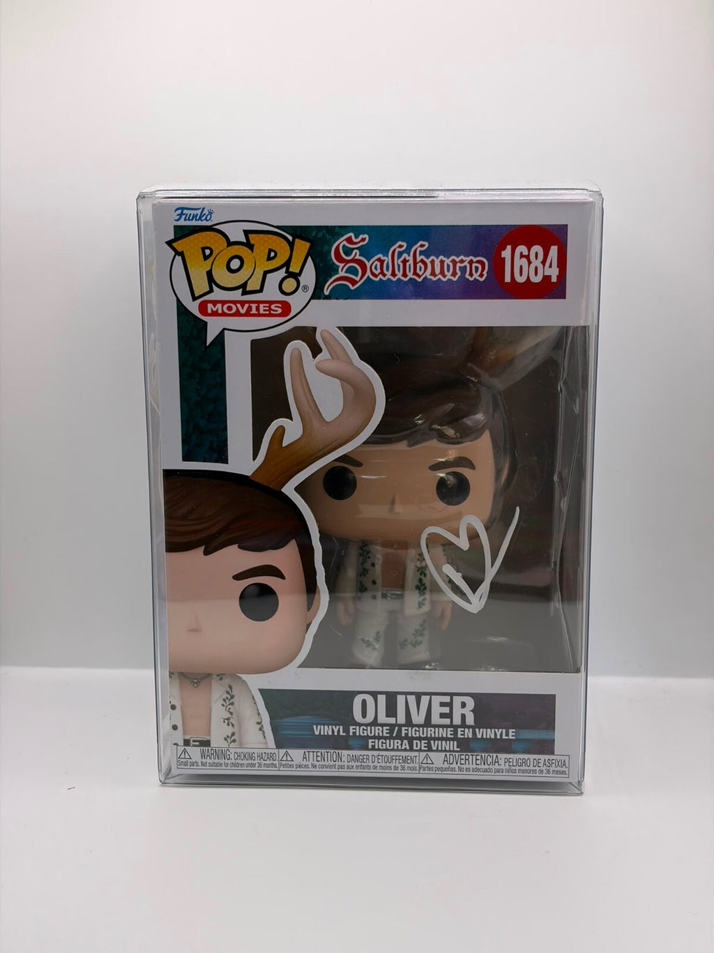 Funko Pop! Movies Saltburn Oliver Vinyl Figure #1684 Signed