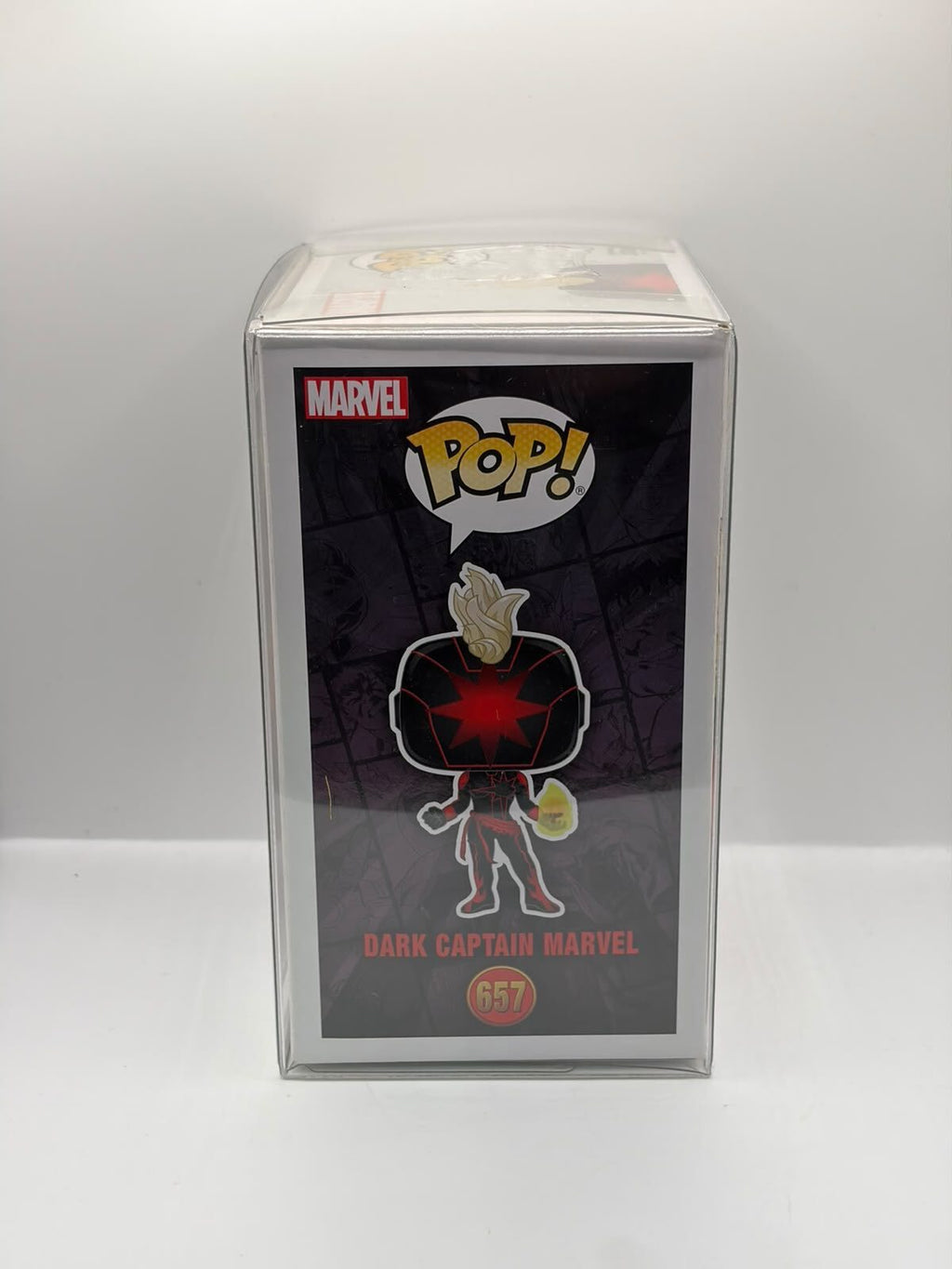 Funko Pop! Marvel Dark Captain Marvel #657 Limited Edition Exclusive