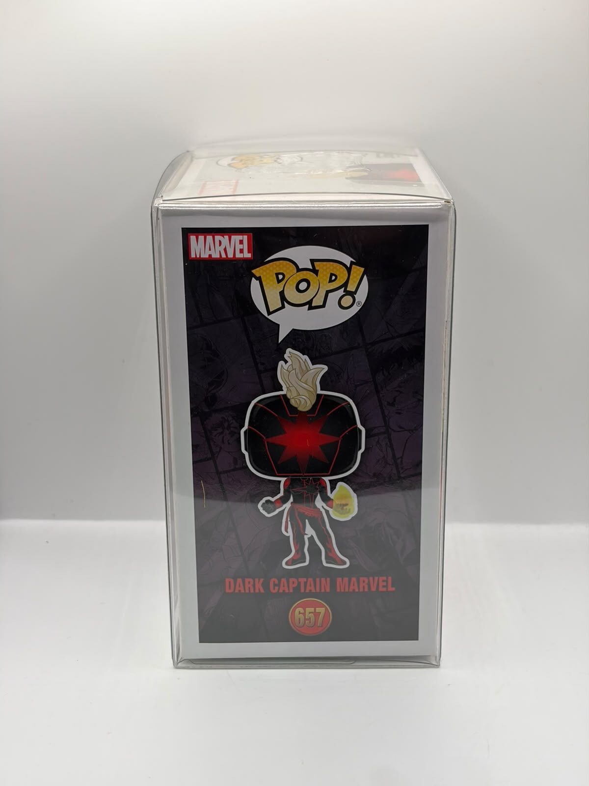 Funko Pop! Marvel Dark Captain Marvel #657 Limited Edition Exclusive