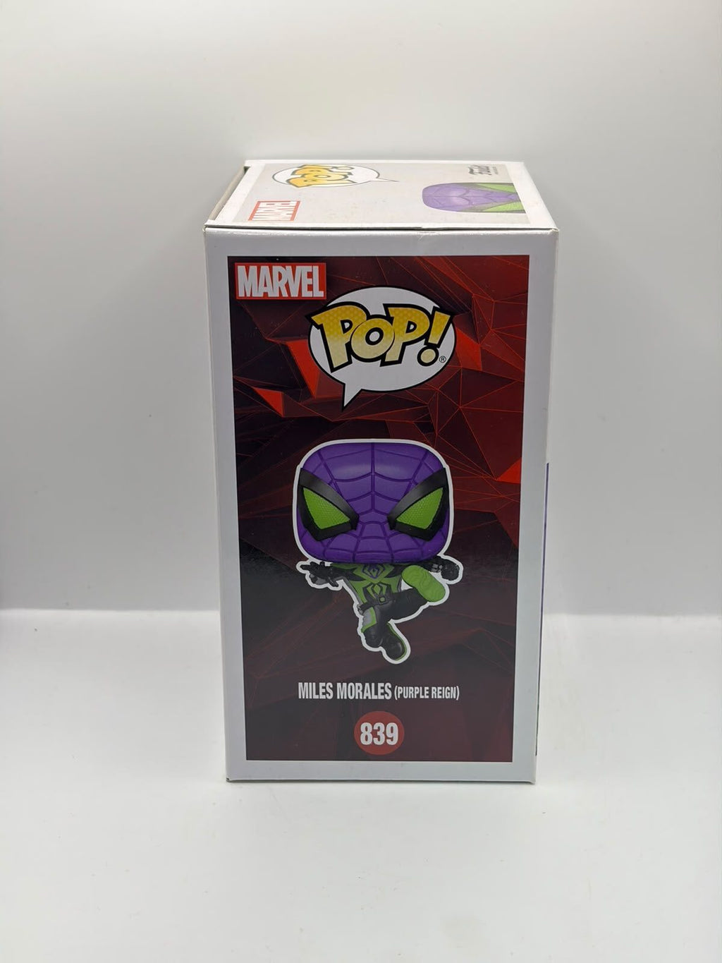 Funko Pop! Marvel Spider-Man: Miles Morales (Purple Reign) #839 Vinyl Figure