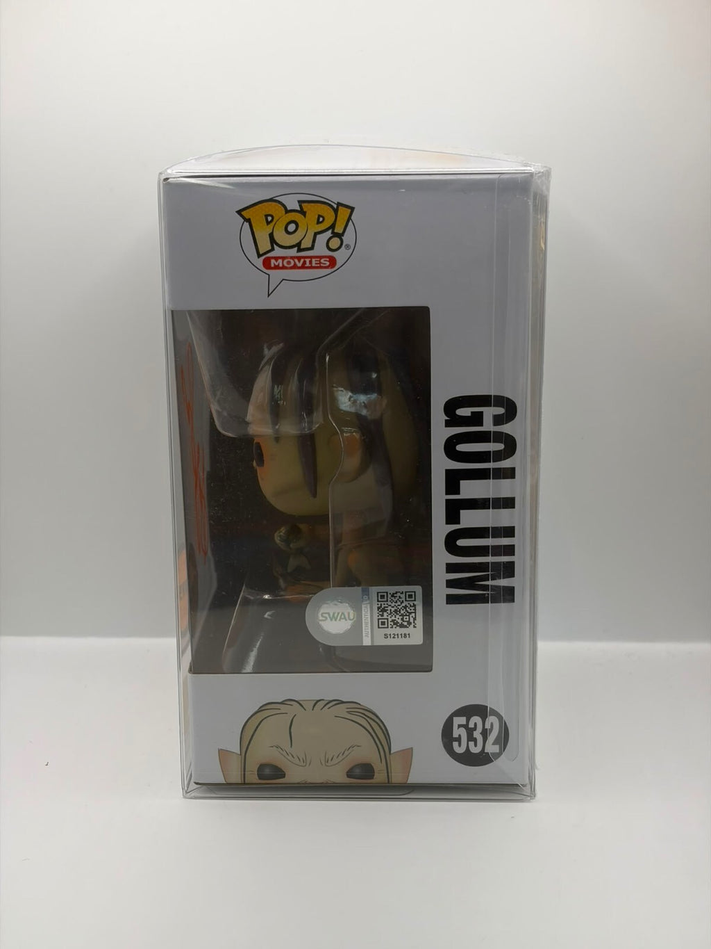 Funko Pop! Movies Lord of the Rings Gollum #532 Chase & Signed