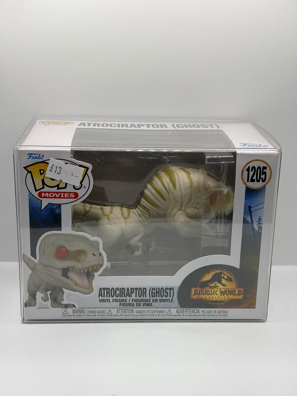 Funko Pop! Movies Jurassic World Atrociraptor (Ghost) #1205